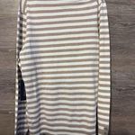 Tommy Hilfiger Women Long Sleeve Turtleneck Cotton Sweater Size LG Stripped Photo 2
