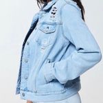PacSun Women's Vintage Light Blue Trucker DenimJean Jacket — NWT — XSMALL Photo 3