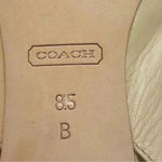 Coach  Miranda Beige Heels Size 8.5 good condition Photo 3