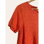Anthropologie Moth Orange Slub Knit Button Photo 5