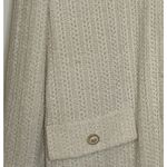 St. John  Collection Tweed Jacket Size Medium Button Knit Ivory USA Shoulder Pads Photo 8