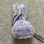 Japan TDS Duffy Ballet Bunny StellaLou Plush Head Pass Card Case w shopping bag Gray Photo 2