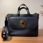 Love moschino Logo Plaque Black Tote Bag Photo 3