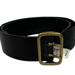 Gap Genuine Leather Black Studded Belt Size 32 Photo 1