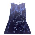 Vintage y2k early 2000s whimsigoth velvet dress Blue Size XS Photo 1