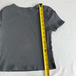 Social Culture Cropped T Shirt Micro Tee Gray Size Small Photo 4