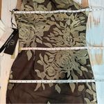 Bronx and Banco Golden Rose One Shoulder Formal Midi Dress Size Medium US 6 Photo 11