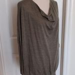 All Saints Khaki Green Sweater Rheia Jumper Tunic Top Small Photo 4
