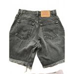 Levi's Women’s Black Denim Cut-Off Shorts - Junior Size 7S Photo 1