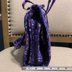 Vera Bradley NWOT  Purple Floral Cotton Quilted Travel Case/Organizer Photo 4