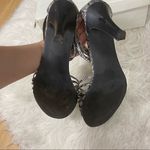 Avenue  black and white animal print / snake print party holidays heel 8.5 Photo 8