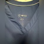 WonderWink  Scrub Top Navy V-Neck Pockets (290) Photo 1