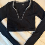 Urban Outfitters  Long Sleeve Black Top Photo 0