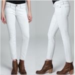 Current/Elliott Current Elliot The Stiletto Jeans Sugar White Photo 4