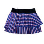 Nike Dri Fit Court Slam Tennis Skort Pleated Womens Athletic Rare Striped Large Photo 1
