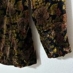 Free People We The  Nicolette Velvet Double Breasted Blazer Black Floral Sz Small Photo 3