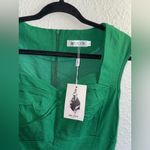 Vintage flared party dress color green Size L Size L Photo 3