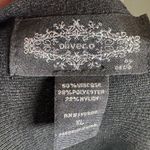 Oliver.o stunning black sweater with rhinestone and pearl angel wings XL NWT Size L Photo 3