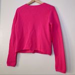 Lilly Pulitzer Y2K Lily Pulitzer Long Sleeve Pink Cardigan Waffle Knit Sweater Size Small Photo 3