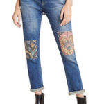 Pilcro  Boyfriend Slim‎ Patchwork Stretch Jeans Size 28 Photo 0