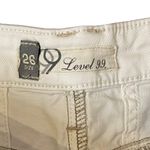 Level 99 Anthropologie Denim Shorts Size 26 White Stretch‎ Blend Womens 29X6 Photo 4