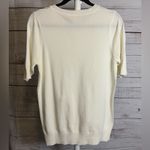 Vine & Love  White Embellished Short Sleeve Top Photo 2