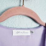 Anthropologie All In Favor Isabella Purple Floral Wrap Mini Dress Photo 5