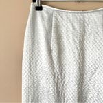 Gunne Sax JESSICA MCCLINTOCK x | Silver Metallic Textured Maxi Skirt Sz 3 Photo 1