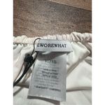 We Wore What  Floral Ruched String Bikini Bottom Woman’s Size XL MSRP $95 NEW Photo 4