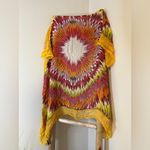 AQUA The Chrysanthemum Vibrant Multicolor Pattern Scarf Photo 1