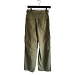 Madewell New! Griff Superwide-Leg Cargo Green Pants 90s Photo 6