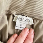 Rachel Zoe Relaxed Fit Versatile Wear Stretch Taper Pants Pocket Tan Size Medium Photo 6