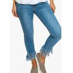 Emory park Frayed Hem Jeans, Mid-Rise Ankle Crop Denim Pants, 25'' Photo 10