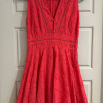 BB Dakota Vianne Eyelit Fit and Flare Embroidered Dress Size 4 Photo 0