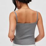 Urban Outfitters NEW WITH TAG BDG Pamela Grey Cable Knit Sweater Cami XSmall Photo 3