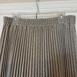 Vince Camuto Metallic Sparkled Pleated Skirt - Size L - NWT Photo 4