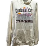 Kansas City "City of Champions" Hoodie XL White Unisex Pullover Graphic Print Photo 8