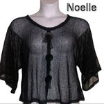 Noelle black mesh swim coverup Black Size undefined Photo 0