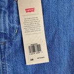 Levi's Levi’s Denim Slit Front Cargo Pockets A-Line Midi Skirt 28 NWT Photo 4
