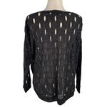 Generation Love Metallic Shimmer Glitter Cut Out Pullover Sweater Jumper XS/S Photo 5