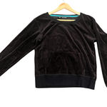 Joe Boxer Black Velour Sweatshirt Photo 0