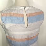 Cynthia Rowley NEW  100% Linen Striped Shift Dress Photo 3