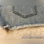 Eunina Mid Rise Shortie Denim Shorts With Flowered Embroidery Photo 4