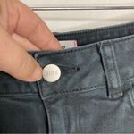 PINK - Victoria's Secret PINK Victoria’s Secret‎ black denim shorts raw hem size 4 Photo 2