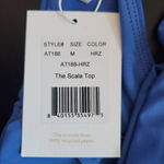 Blue Strapless Bikini Top Blue Swim Top NWT Size Medium Blue Andie Top Photo 7