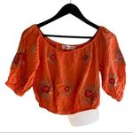 The Impeccable Pig  floral embroidered crop small Photo 0