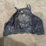 Wishlist  Gray Lace Bralette Women's Size Medium Lightly Lined Unpadded No Padding Photo 1