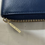 Tory Burch  Navy Leather Wallet with Dusty Photo 2