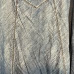 Lauren Ralph Lauren Vintage Y2K Western Style Faded Cotton Denim Midi Skirt 10 Blue Photo 6