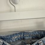 American Eagle  Mom Straight Jeans Patchwork Distressed Boho Womens 2 Photo 4